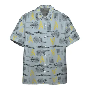 3D S.T Shipyards Gray Custom Hawaiian Shirt, summer aloha shirt, Summer gift for him