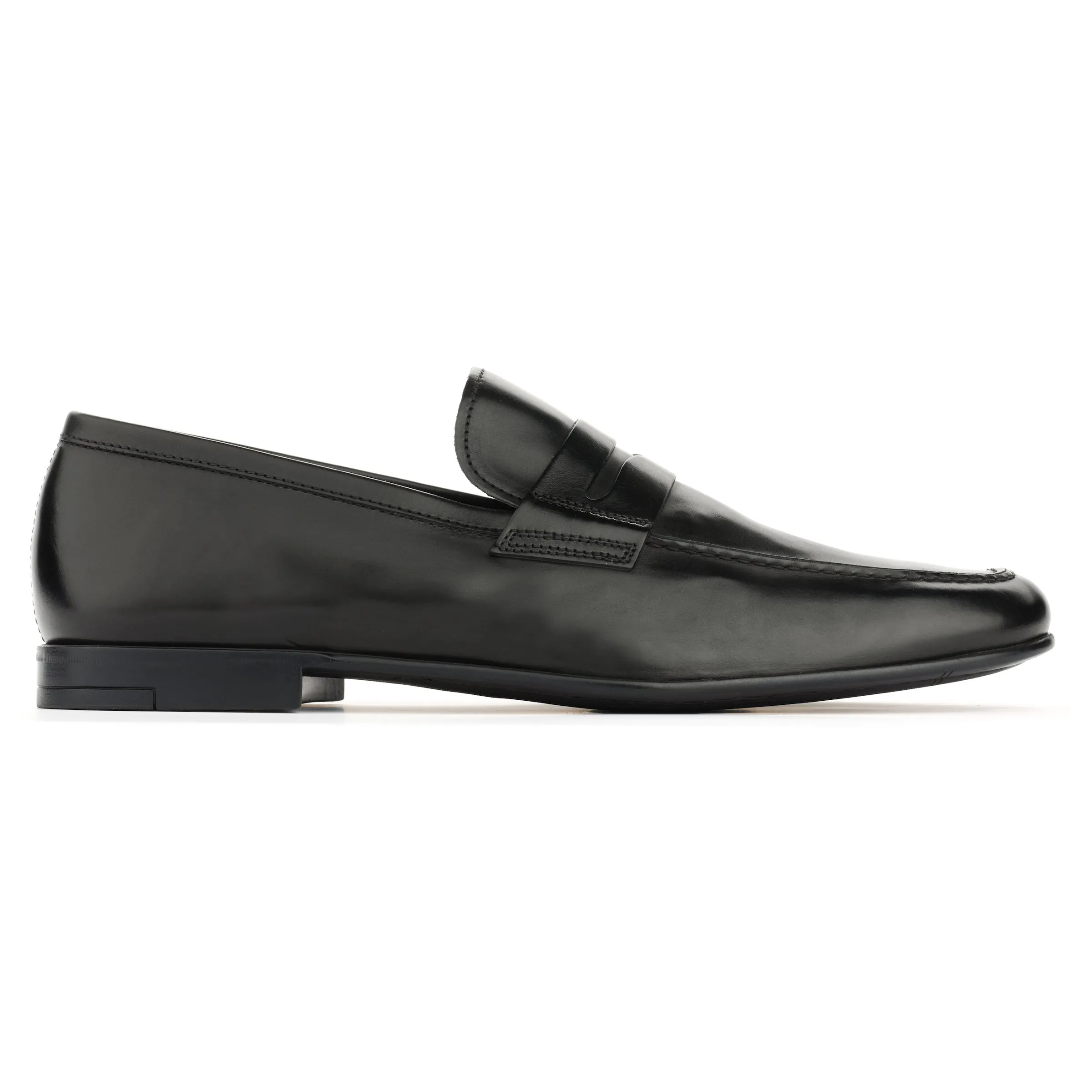 Alek Black Penny Loafer