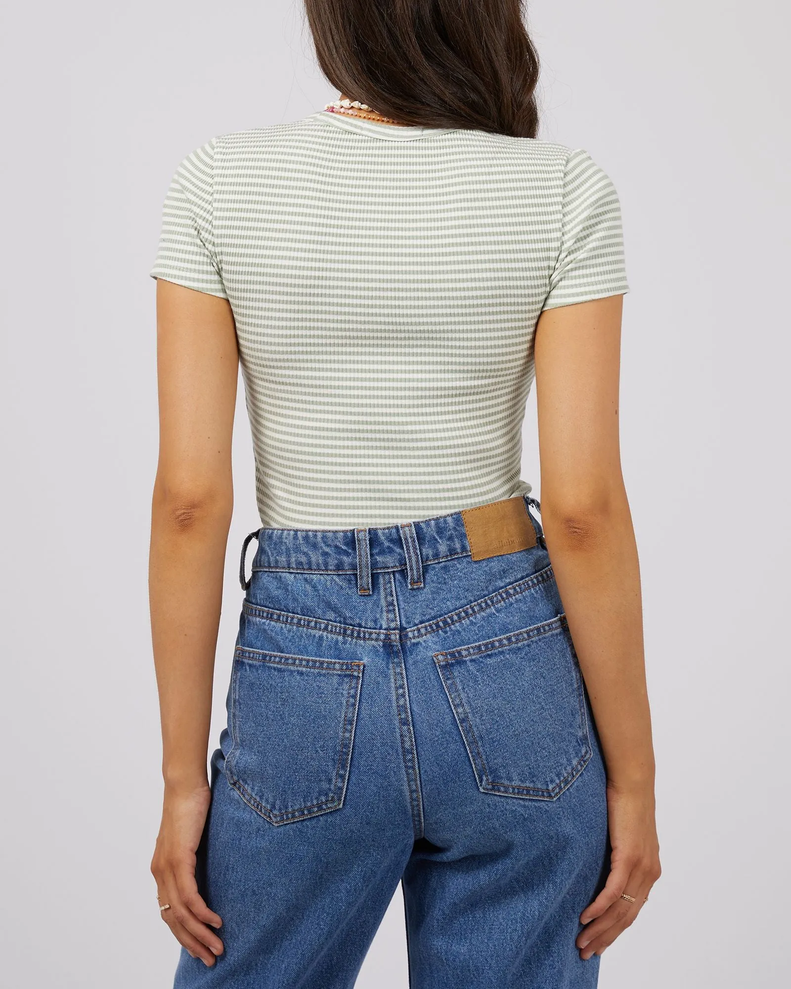 All About Eve Eve Rib Stripe Tee