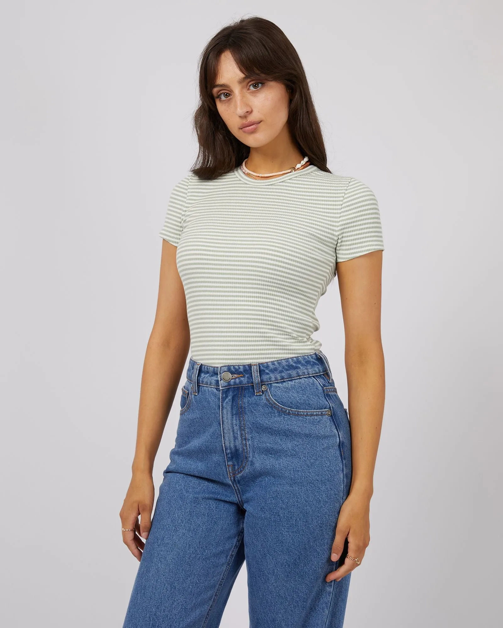 All About Eve Eve Rib Stripe Tee