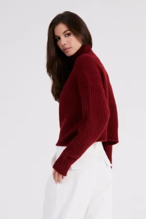   Beryll Carole Cashmere Sweater | Cranberry