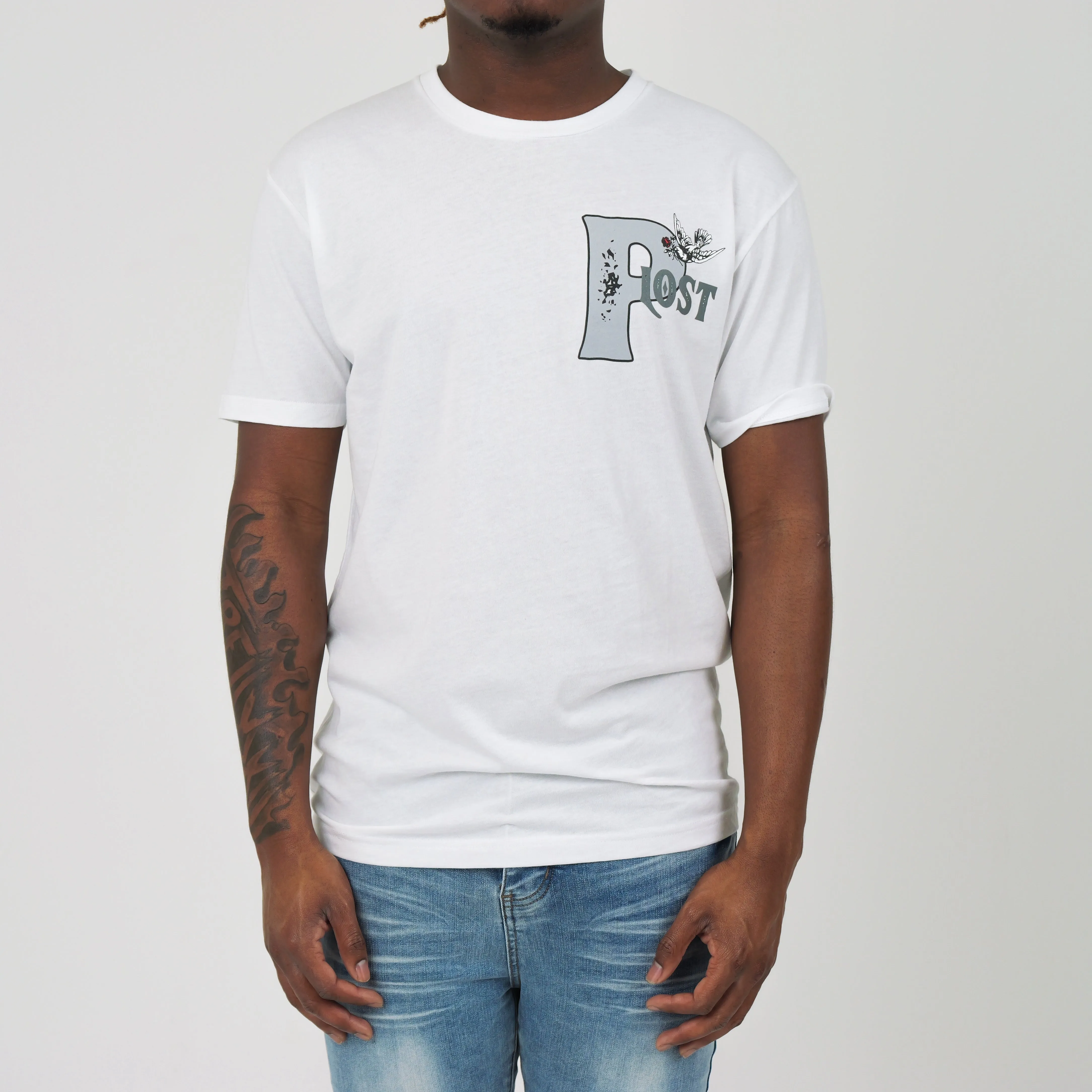 BROKEN MAIL TEE WHITE