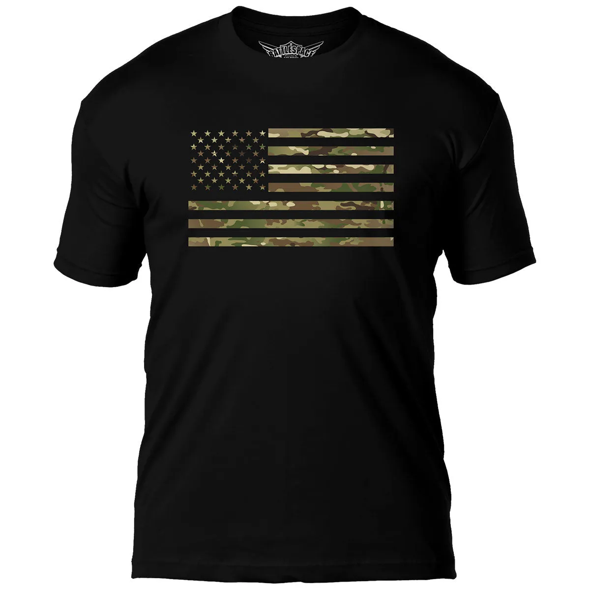 Camo Flag 7.62 Design Battlespace Men's T-Shirt