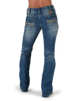 Cowgirl Tuff Ladies Jeans - Mid Rise - Lisa's Legacy Classic