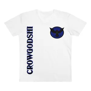 Crowgodshi Designer First Generation Men’s Presenter V-neck, DUKE BLUE LOGO