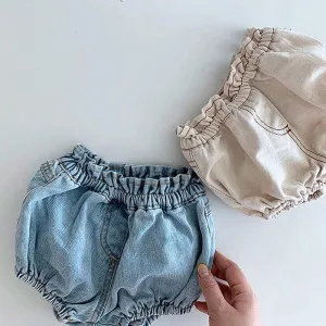 Denim Baby Shorts Neutral Gender