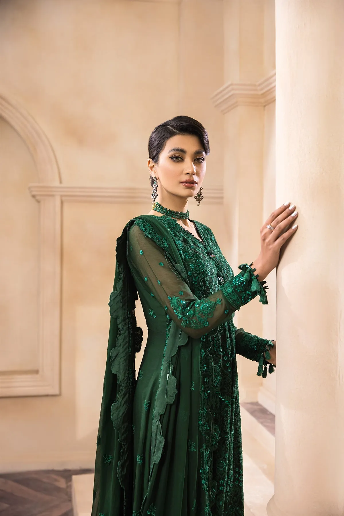 Farasha Embroidered Luxury Chiffon Collection 2022 – GLIMMER