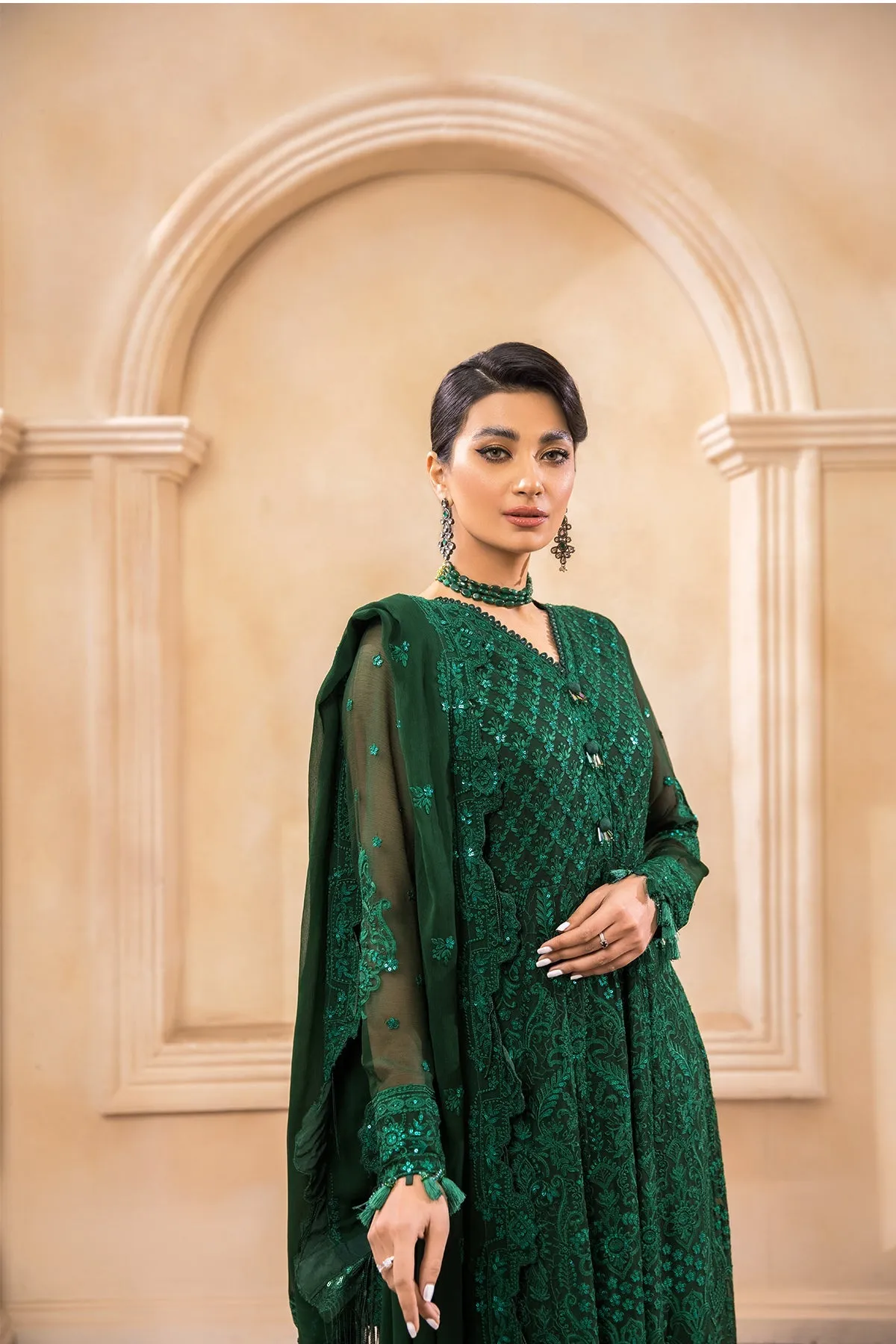 Farasha Embroidered Luxury Chiffon Collection 2022 – GLIMMER