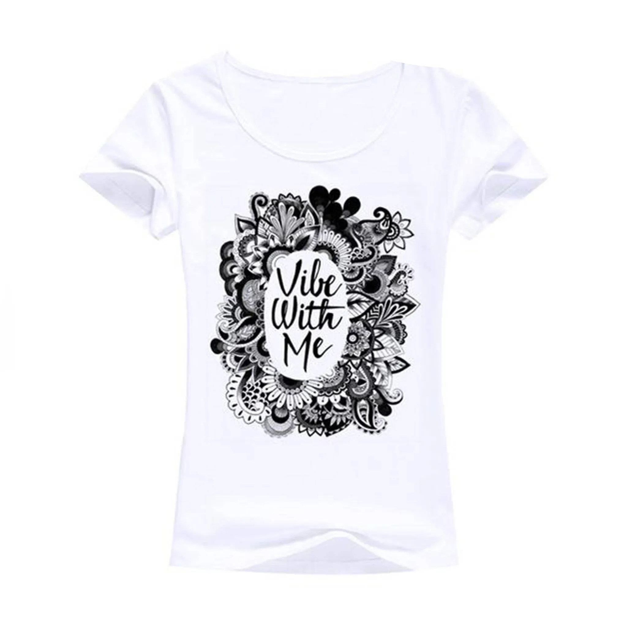 Good Vibes women Tees, Positive T-shirts (US 2-12)