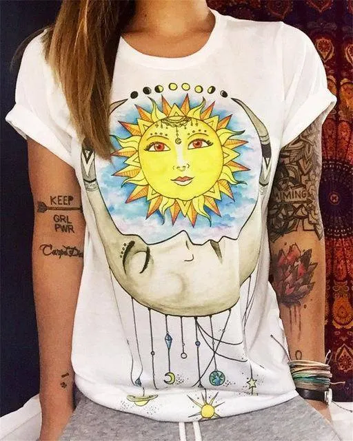 Good Vibes women Tees, Positive T-shirts (US 2-12)