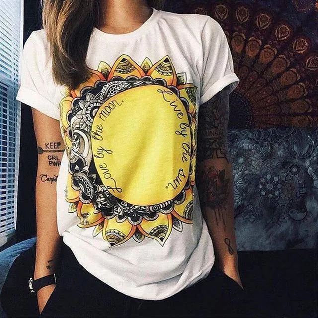 Good Vibes women Tees, Positive T-shirts (US 2-12)