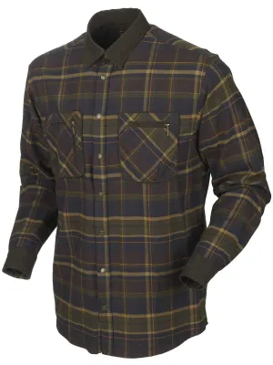 HARKILA Pajala Shirt - Mens Brushed Cotton - Mellow Brown Check