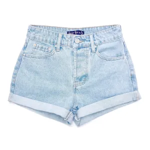 High Waisted Denim Shorts  - The Becca