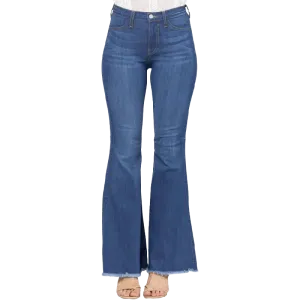 Judy Blue Women's Reg Hi Waist Super Flare Jeans