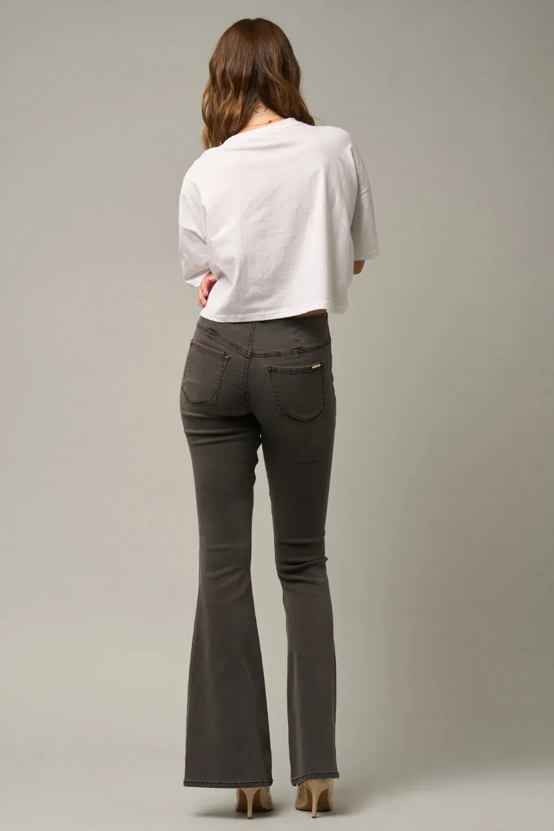 Lauren Banded Flare Jeans