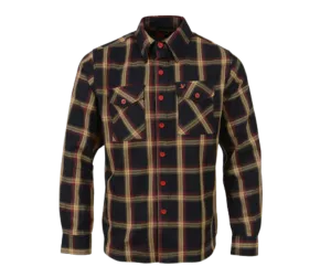 Milwaukee Plaid Red/Tan/Black Flannel Shirt