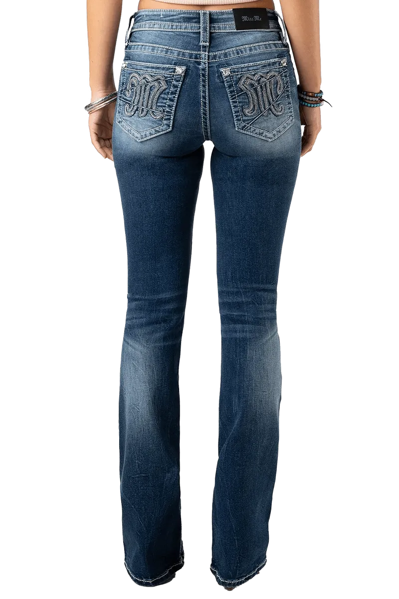 Miss Me Women's A Ray Of M Bootcut Jeans