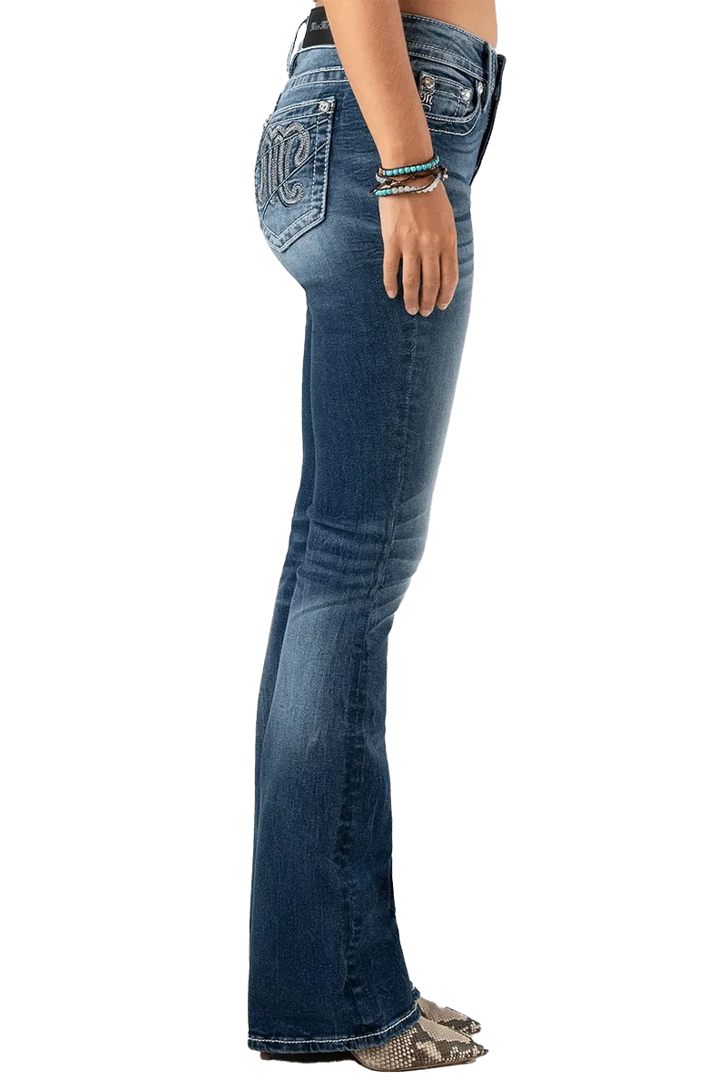 Miss Me Women's A Ray Of M Bootcut Jeans