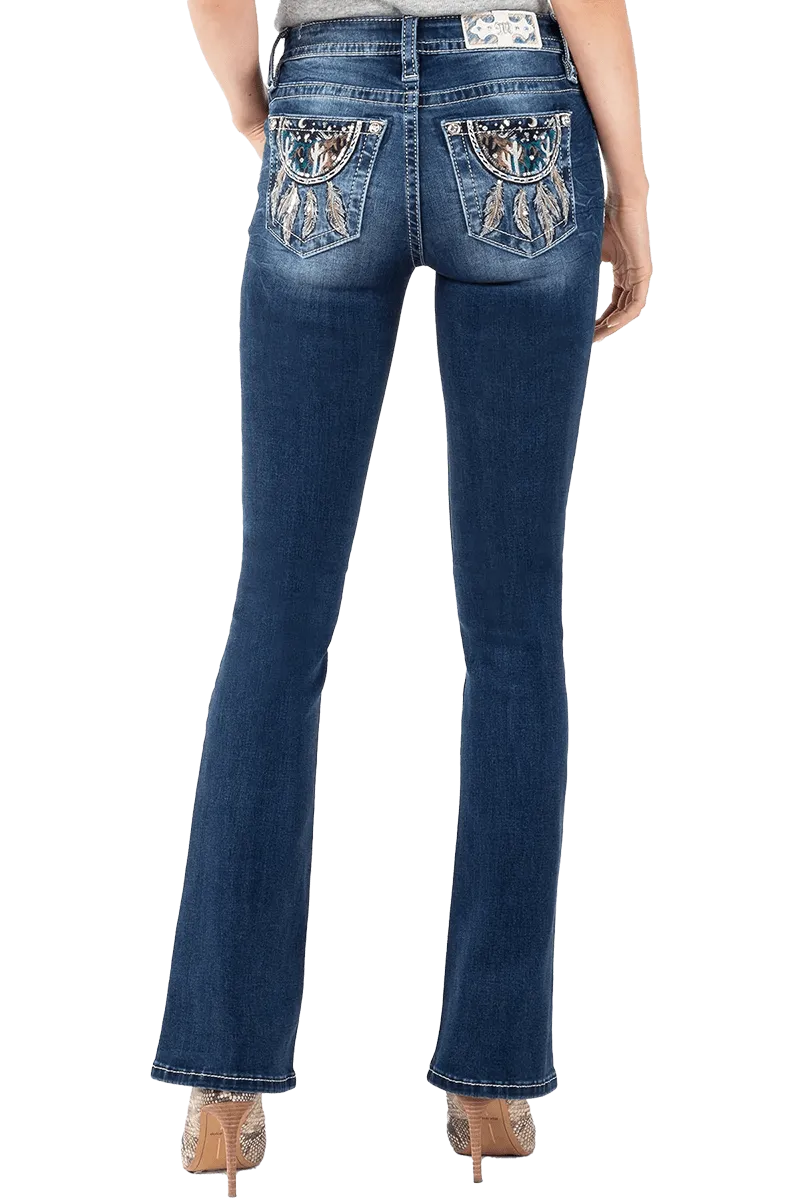 Miss Me Women's Dreamland Bootcut Jeans