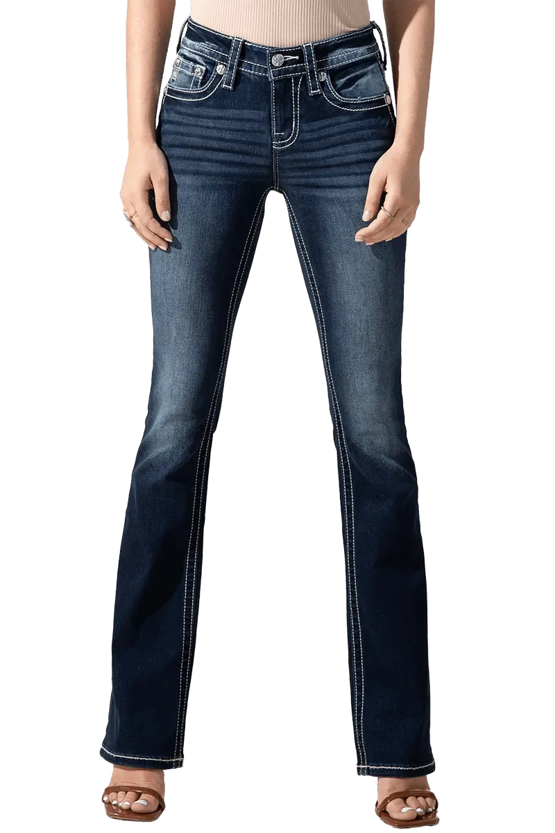 Miss Me Women's Miss Me Boot Cut Jeans