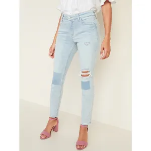 ON Mid Rise Distressed Jeans