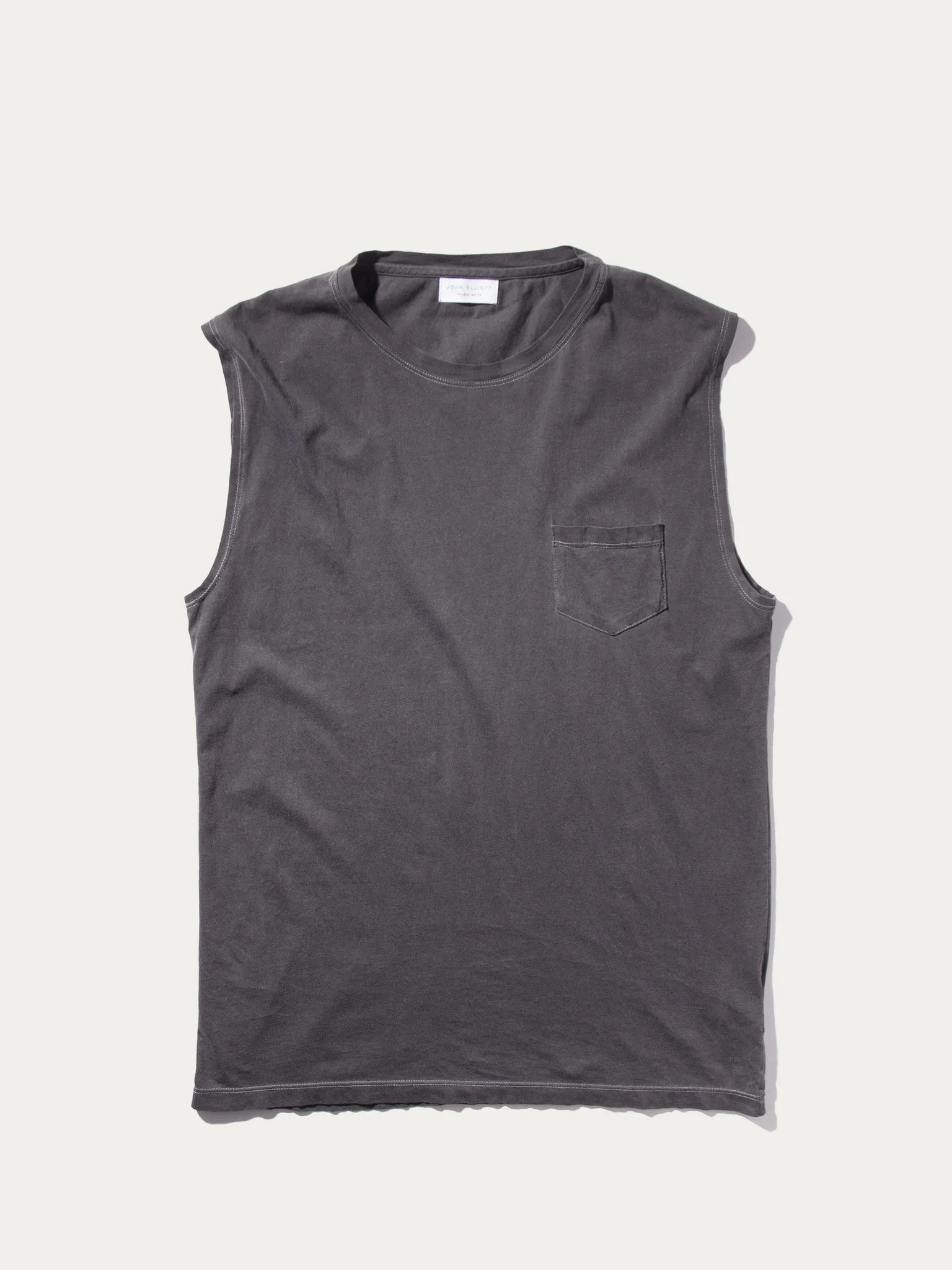 Oversized Sleeveless Pocket Tee