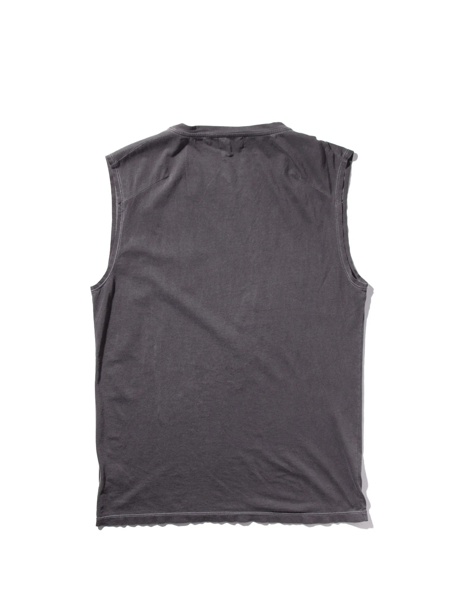 Oversized Sleeveless Pocket Tee