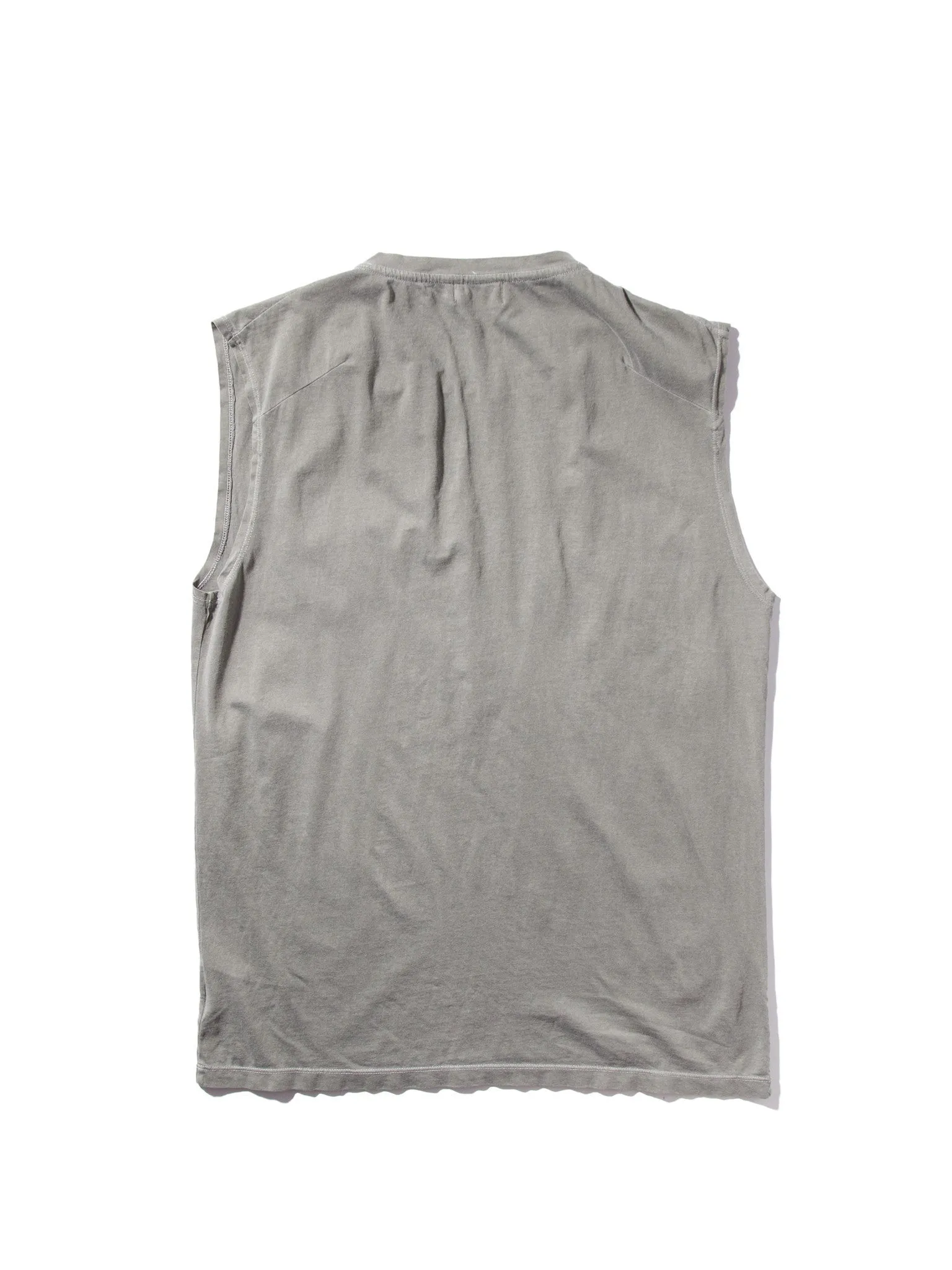 Oversized Sleeveless Pocket Tee