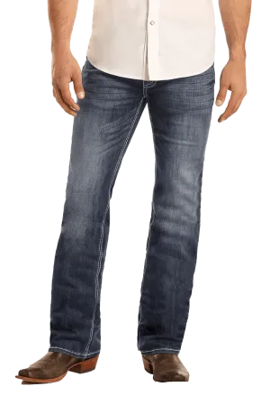 Panhandle Slim Men's Regular Fit Stretch Straight Bootcut Jeans