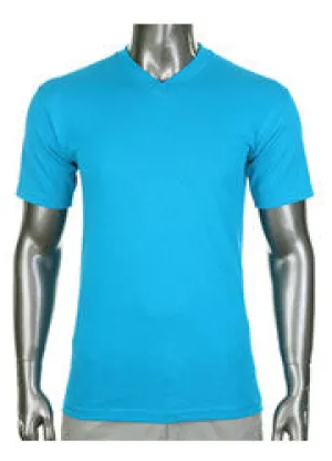 Pro Club Comfort V-Neck Turquoise T-Shirt