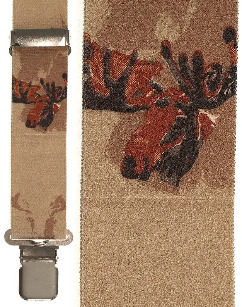 "Moose Khaki" Suspenders