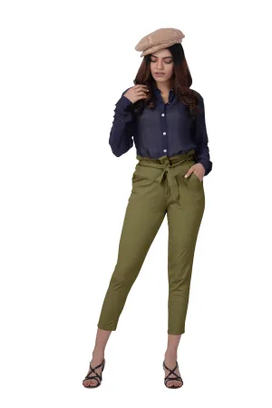 Ruffle Pants (Khaki)