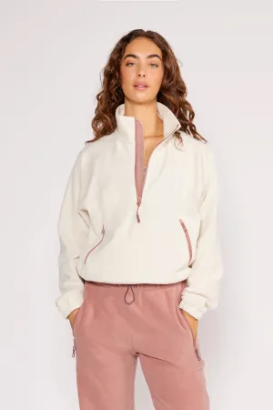 Stacey polar fleece half-zip pullover