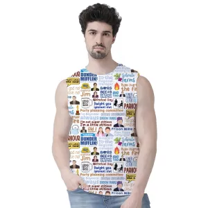 The Office AOP Sleeveless T shirt