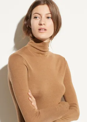 VINCE - Shrunken Turtleneck in Honeysuckle