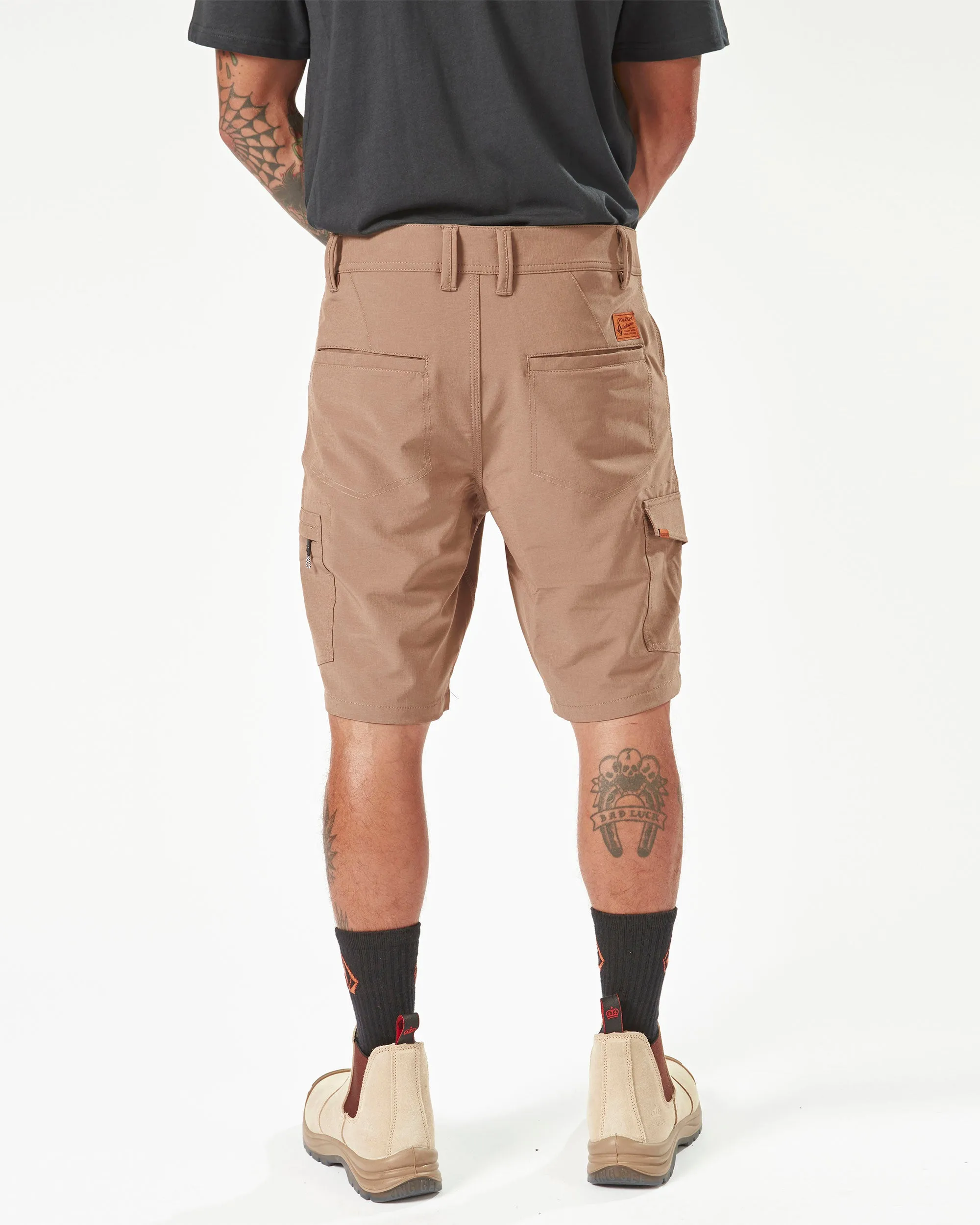 Volcom Workwear Slab Hybrid Shorts - Brindle