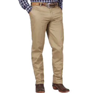 Wrangler Men's Casual Relaxed Fit Flat Front Khaki Pants