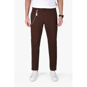 Zara Maroon Skinny Chinos